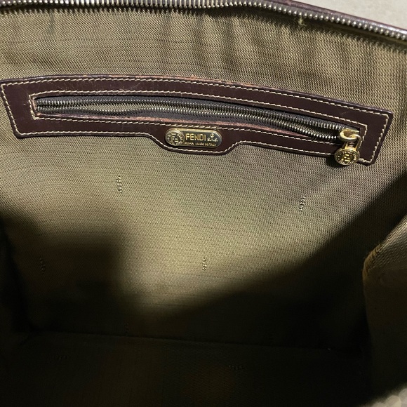 Vintage Fendi zucca canvas satchel with coa - Picture 16 of 16